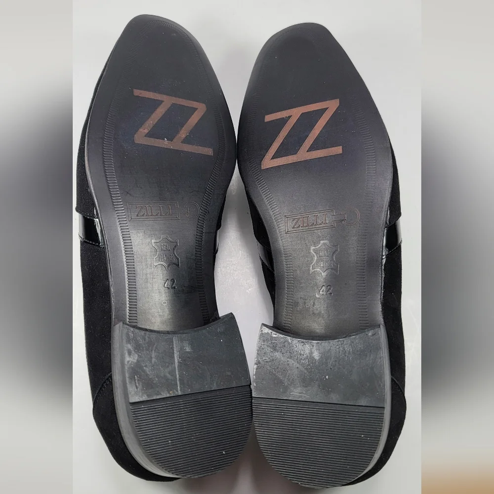 👞👞👞Zilli Elegant Velvet Slip-On Loafers - A Must Have - Picture 8 of 9
